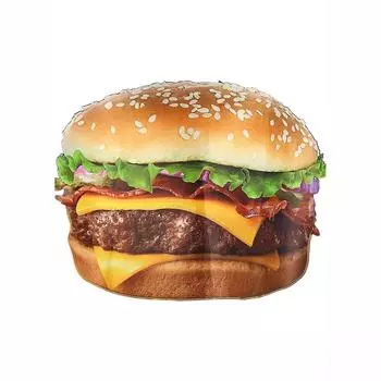 Костюм гамбургера на Хэллоуин для взрослых: Веселый и забавный костюм для косплея One Size