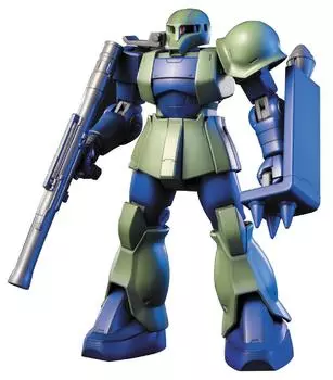 Костюм Gunpla HGUC Zaku I 1/144 MS-05B (Мобильный Гандам) зелёный