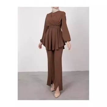 Костюм хиджаба с V-образными брюками