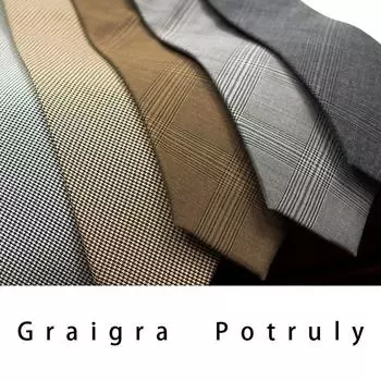 Костюм и галстук Thousand Birds для мужчин, кофейно-серый, 7,5 см, повседневный галстук, винтажная рабочая клетчатая одежда для женщин