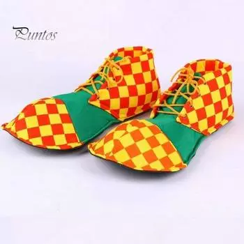 Костюм клоуна на Хэллоуин, комплект для косплея, парик, перчатки с красным носом, жилет, галстук, обувь для мужчин, женщин, взрослых, для вечеринок, выступлений на сцене, клоун, реквизит, одежда C