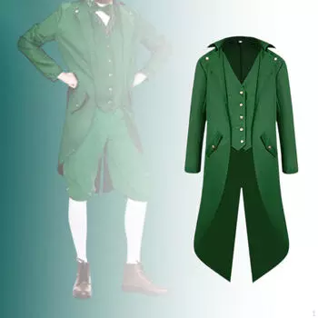 Костюм ко Дню Святого Патрика Детское пальто для сценического шоу на Хэллоуин Ирландский праздник Height 125cm