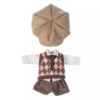 Костюм куклы Obitsu 11 OB11 размером 11 см, школьная форма в британском стиле для девочек и мальчиков, разноцветный комплект из 5 предметов (Мальчики, А)