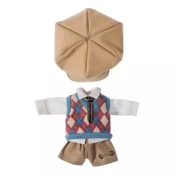 Костюм куклы Obitsu 11 OB11 размером 11 см, школьная форма в британском стиле для девочек и мальчиков, разноцветный комплект из 5 предметов (Мальчики, Д)