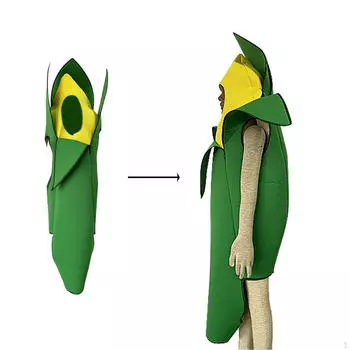 Костюм кукурузы Одежда Еда для представления Вечеринка Ролевая игра Карнавал Kids