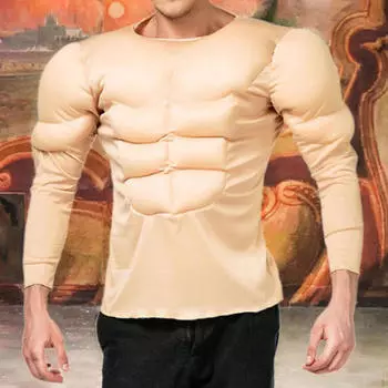 Костюм Muscle Shirt Забавный Креативный 3D Хэллоуин Аксессуары для Косплея