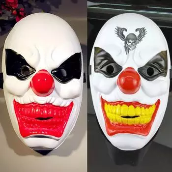 Костюм на Хэллоуин, реквизит для выступления, забавная маска ужасов, поцелуй демона, маска клоуна