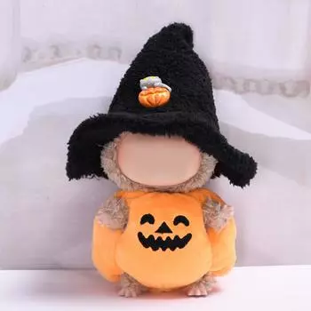 Костюм на Хеллоуин Черная шляпа Кукольная одежда Виниловая кукольная милая одежда One Size чёрный