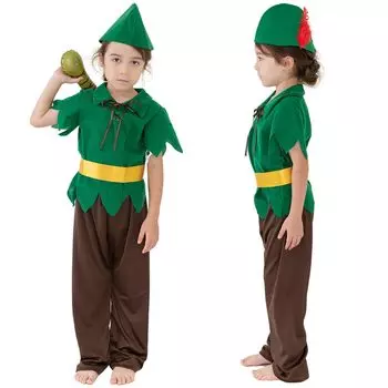 Костюм на Хеллоуин для детей, мальчиков, сказочный костюм Питера Пэна, детский косплей, дети e0627 [monoii]