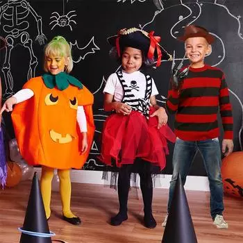 Костюм на Хеллоуин Фредди вязаный свитер с коричневой шапкой и кожаными перчатками комплект для детей унисекс Хэллоуин косплей вечеринка рейв A3