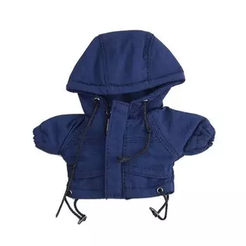 Костюм Obitsu 11 OB11 размера куклы Obitsu 11 см, куртка, пальто, классный, один предмет, многоцветный (темно-синий) тёмно-синий