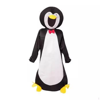 Костюм пингвина забавный милый косплей для праздничных ролевых игр для мужчин унисекс