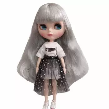 Костюм rakulifey Blythe для куклы, одежда, рубашка, юбка, комплект 1/6, 24 шт. + 2 шт.