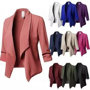 Костюм с длинными рукавами и складками, однотонный - 10 цветов, 8 размеров в наличии 2XL хаки