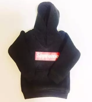 Костюм с капюшоном для мужской фигуры HiPlay, совместимый с телом TBLeague MYF11 1/6 (черный)