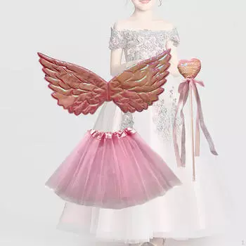 Костюм с юбкой для девочек, комплект детской праздничной одежды для фестиваля, реквизит для фотосессии