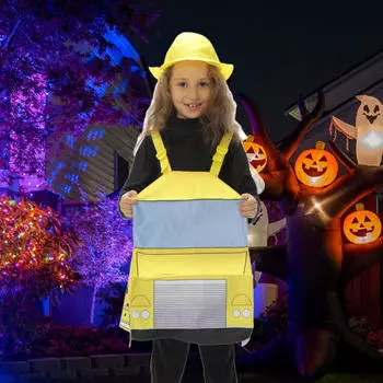 Костюм самосвала на Хэллоуин для косплея, детский сад, карнавал S M