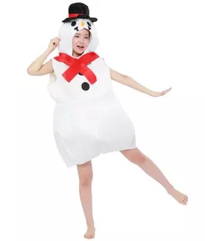 Костюм SAZAC Снеговик для взрослых Один размер подходит большинству 2761