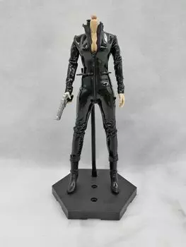 Костюм сексуальный блестящий кожаный агент агент сексуальный кожаный женский боевой агент костюм и тело не 1/6 1/6 Женский костюм, комбинезон, комбинезон, (глава