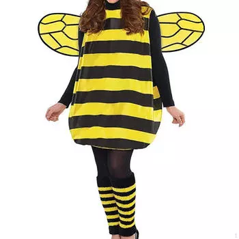 Костюм шмеля для женщин на рождественскую тематическую вечеринку на фестивале животных M