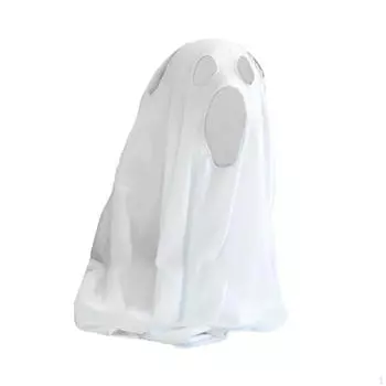 Костюм собаки-призрака на Хэллоуин, мягкая одежда, легкий плащ