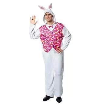 Костюм унисекс для взрослых женщин и мужчин с животными, пасхальный кролик, костюм кролика, нарядное платье, забавный наряд на Хэллоуин M