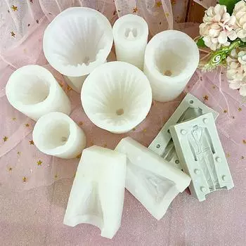 Костюм в форме DIY ручной работы 3D гипсовые формы формы для свечей силиконовый материал 24 стиля выберите идеальный подарок для любителя выпечки 19