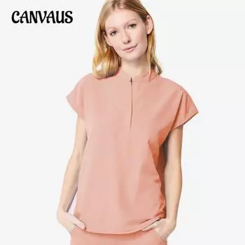 Костюм врача и медсестры большого размера без рукавов однотонный для женщин S глубокий голубой