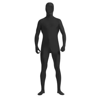 Костюм Зентаи Косплей Трико Полные Боди Костюмы Зеленый Экран Костюмы Хэллоуин 140 чёрный