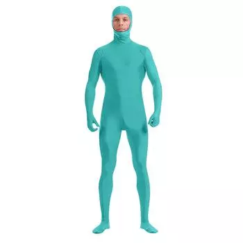 Костюм Зентаи Косплей Трико Полные Боди Костюмы Зеленый Экран Костюмы Хэллоуин 140