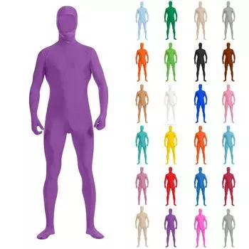 Костюм Зентаи Косплей Трико Полные Боди Костюмы Зеленый Экран Костюмы Хэллоуин 140