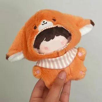 Костюм животного со слюнявчиком для мягких игрушек Лиса 10 см мягкая игрушка костюм отаку - - размер, одежда, костюм, аксессуары, мероприятия, кукла, талисман,