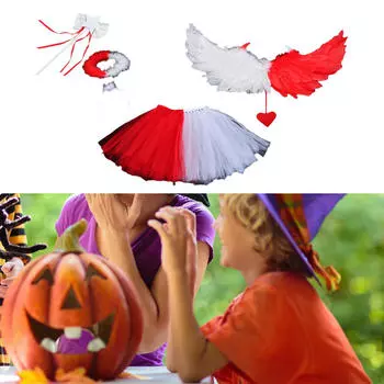 Костюмы ангелов для костюмированных ролевых игр и сценических представлений Red White