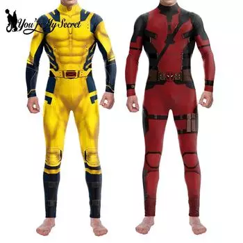 Костюмы для косплея супергероев из фильмов, комбинезоны для выступлений и вечеринок на Хэллоуин S