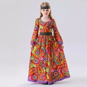 Костюмы на Хэллоуин для девочек Косплей Костюмы 120 оранжевый