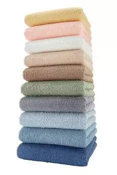 Kosugizen Face Value Colored 1 piece each in 10 34 x 80 Thin type that dries Great value in Set of 10 Towel, Towel, colors, cm, easily, bulk,