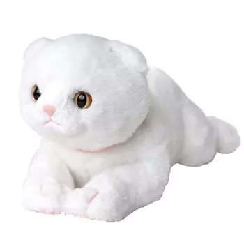 Кот Sunlemon Knee Scottish Fold White xx 37 см Мягкая игрушка 16,4 11,7 P-8332