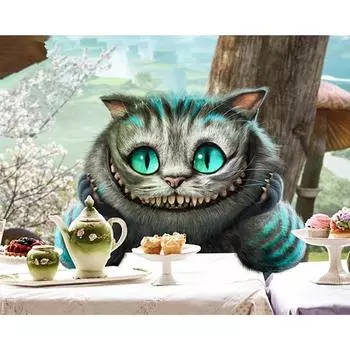 Кот в ожидании еды Икона Рукоделие 5D Алмазная картина DIY Вышивка крестом Алмазная вышивка 20X30CM