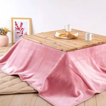 Котацу 190 x 240 Тепло Сделано в Котацу Розовый Стандартная столешница Одеяло, Футон, Прямоугольник, см, Renessa, Удержание, Стираемый, Япония, Футон, 2786, [22],