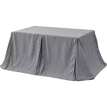 Kotatsu futon dining kotatsu table Washable with remote control pocket Gray [Yamazen] (for GND-HDN1351(DB)) KY-GND1351(GY)