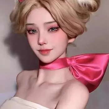 Котенок Сатиновое Ожерелье Косплей Прос Ключичная Цепочка Изысканный Большой Бант Чокер Подарок