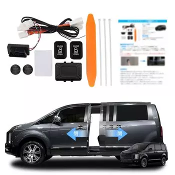 Kotesoto Mitsubishi New Delica D5 Комплект выключателей для раздвижных дверей Delica Выключатель для выдвижения Delica D5 Кнопочный соединитель ON Interior Custom Легко втор.