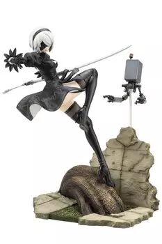 KOTOBUKIYA ARTFX J 2B масштаб ПВХ окрашенная готовая фигурка NieRAutomata Ver1.1a 1/8