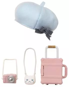 Kotobukiya Extra Travel Set Baby Pink Figure Accessories Q-poche Non-Scale PVC&ABS&Polyester