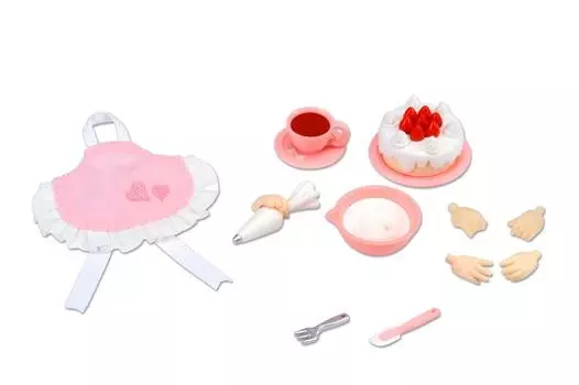 Kotobukiya Extra Wakuwaku Dolce Set Cake PVC Painted Movable Figure Cu-poche Non-scale