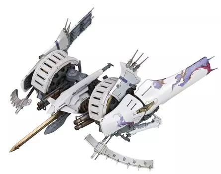 Kotobukiya Ikaruga Flying Iron Block Ikaruga Scale Plastic Kit [White] 1/144