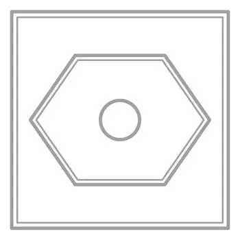 Kotobukiya Inner Base Hexagon Mini Figure Base Set of 2