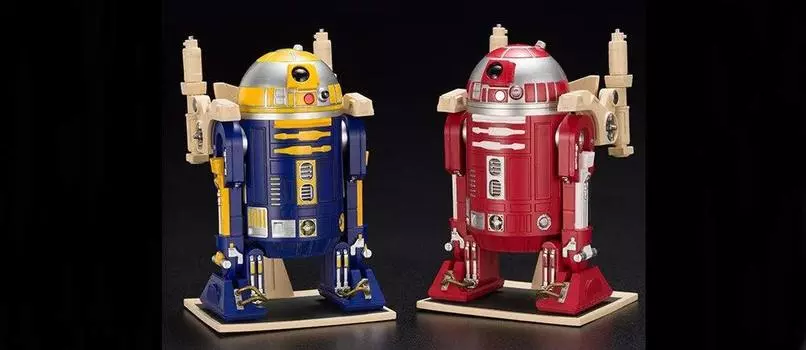 Kotobukiya Star Wars Celebration Эксклюзивный набор для покраски масштабных моделей R2-R9 и R2-B1 - 1/10 Artfx+