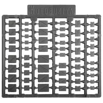 KOTOBUKIYA M.S.G Modeling Support Goods Plastic Unit P124 Square Mold Non-Scale Plastic Model
