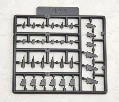 Kotobukiya M.S.G Modeling Support Goods Plastic Unit Edge Detail Non-Scale Plastic Model Parts P146R